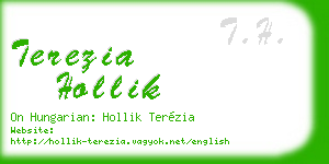 terezia hollik business card